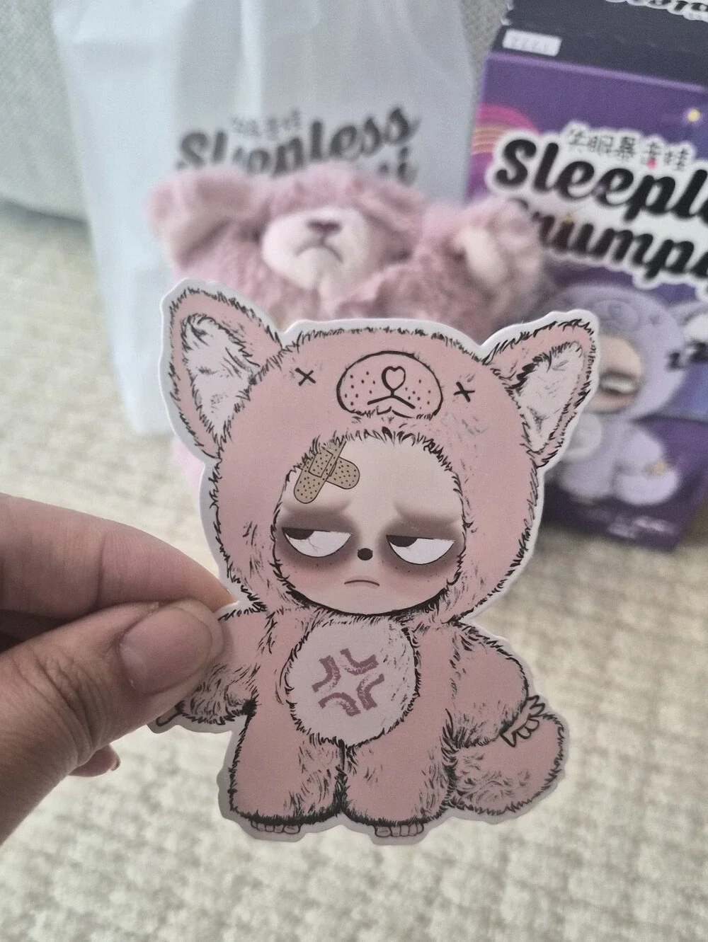 Sleepless Grumpupi Plush Blind Box Confirmed Qiqi